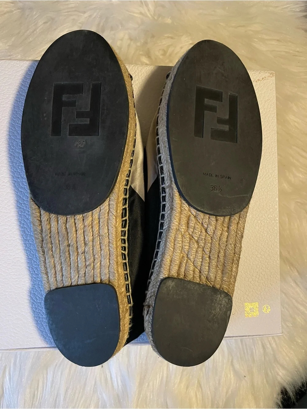 Fendi espadrille flats